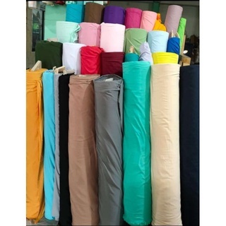 Jual kain sprei dan gorden polos meteran lebar 240 - 250 cm bahan katun ...