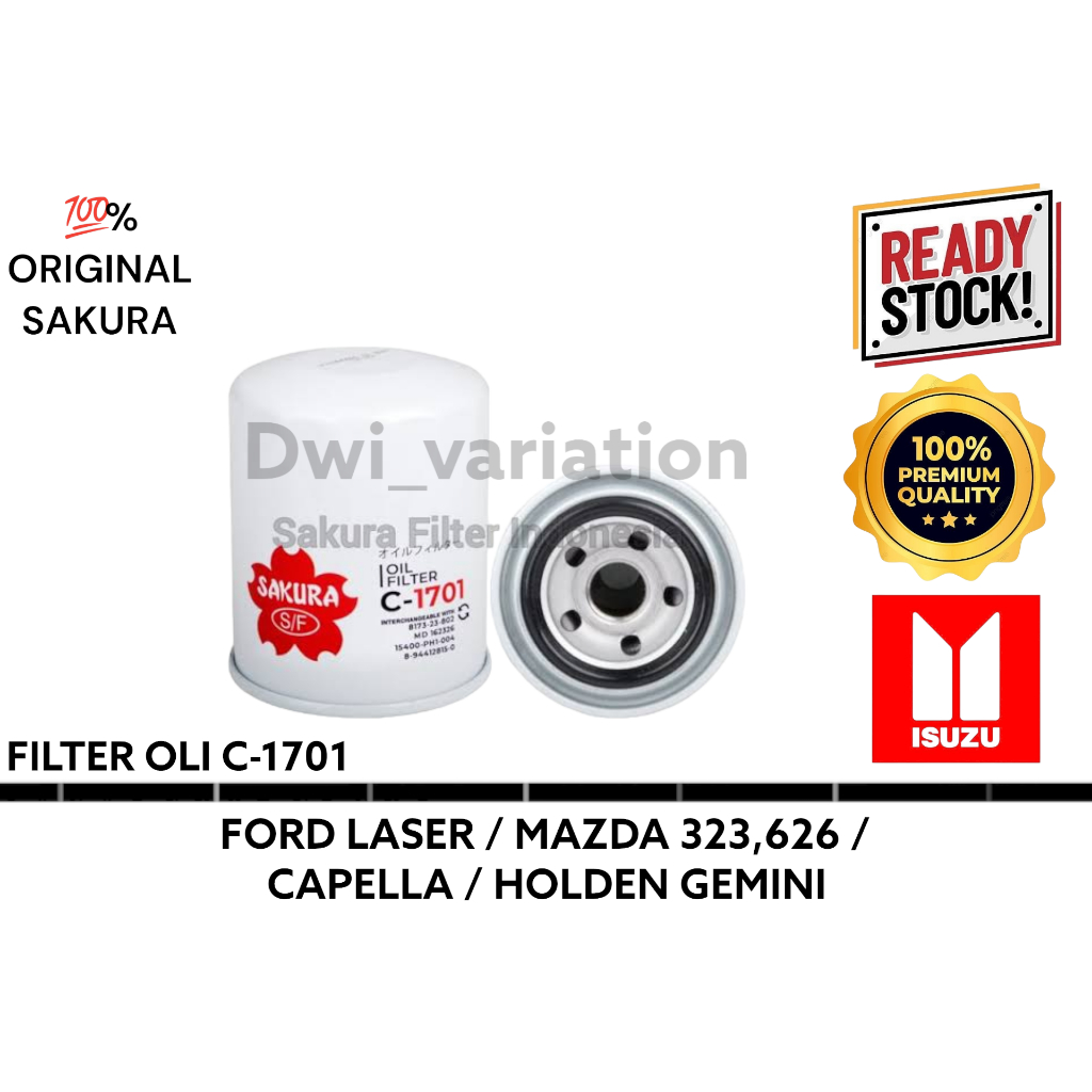 Jual FILTER OLI FORD LASER / MAZDA 323 626 / CAPELLA / HOLDEN GEMINI ...