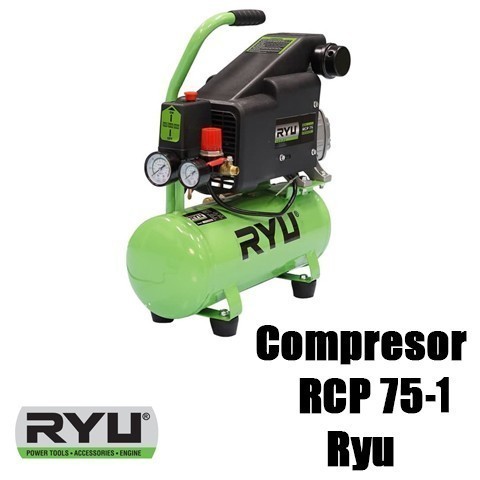 Jual Kompresor RYU 3/4HP 0.75HP 10 Liter Kompresor Angin Tekiro RYU ...