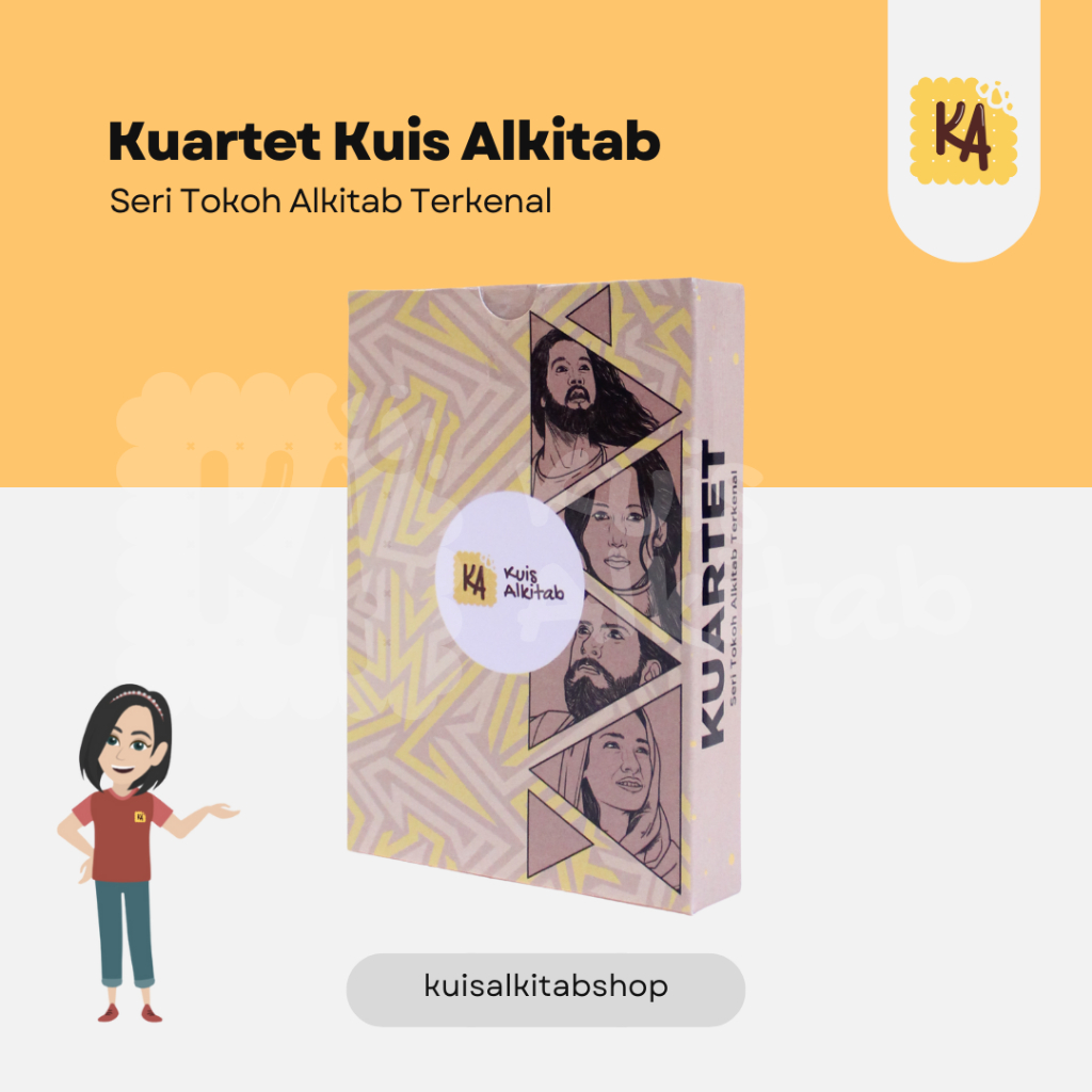 Jual Kartu Kuartet KuisAlkitab/Kuartet Bahasa Indonesia/Kuartet Rohani ...