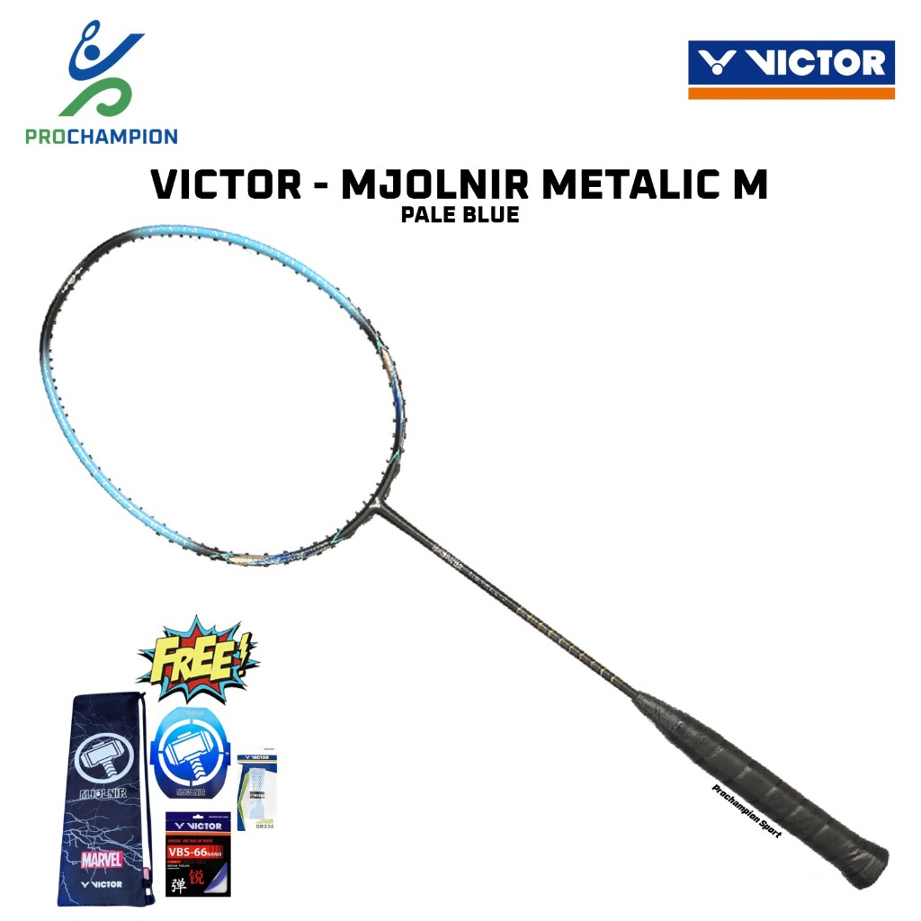 Jual Limited Edisi Raket Badminton Victor Mjolnir Metallic M Marvel ...