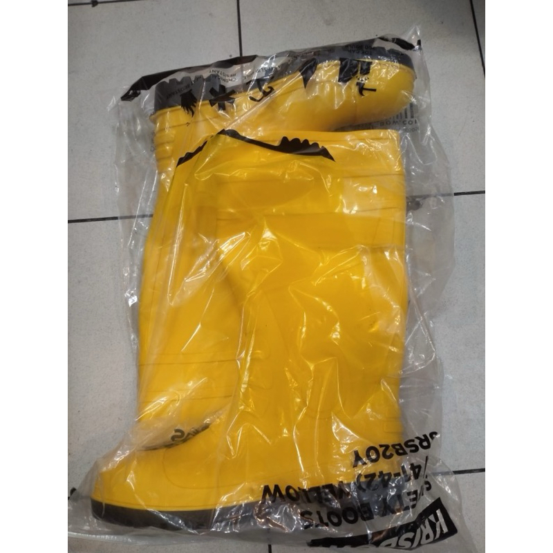 Jual Safety boots Krisbow Ujung Besi | Shopee Indonesia