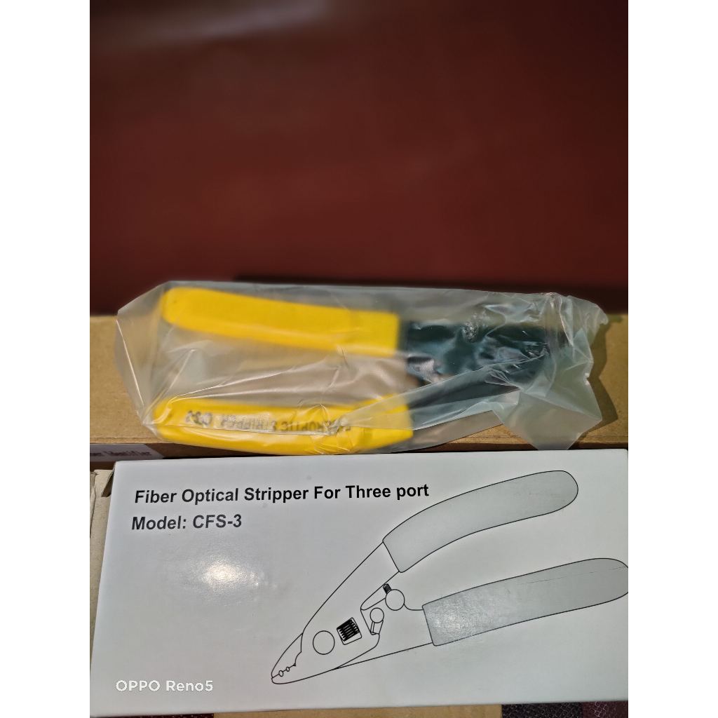 Jual stripper fiber optik / stripper 3 hole / stripper fiber optic ...