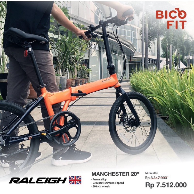 Jual SEPEDA LIPAT RALEIGH MANCHESTER SET (S/3) | Shopee Indonesia