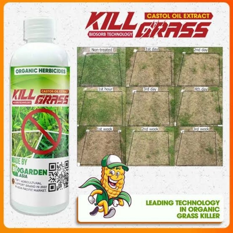 Jual KILL GRAS HERBISIDA BIOLOGIS PEMBASMI GULMA ORIGINAL TANPA MERUSAK
