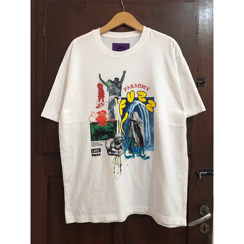 LMC x FUZZ ZT TEE white