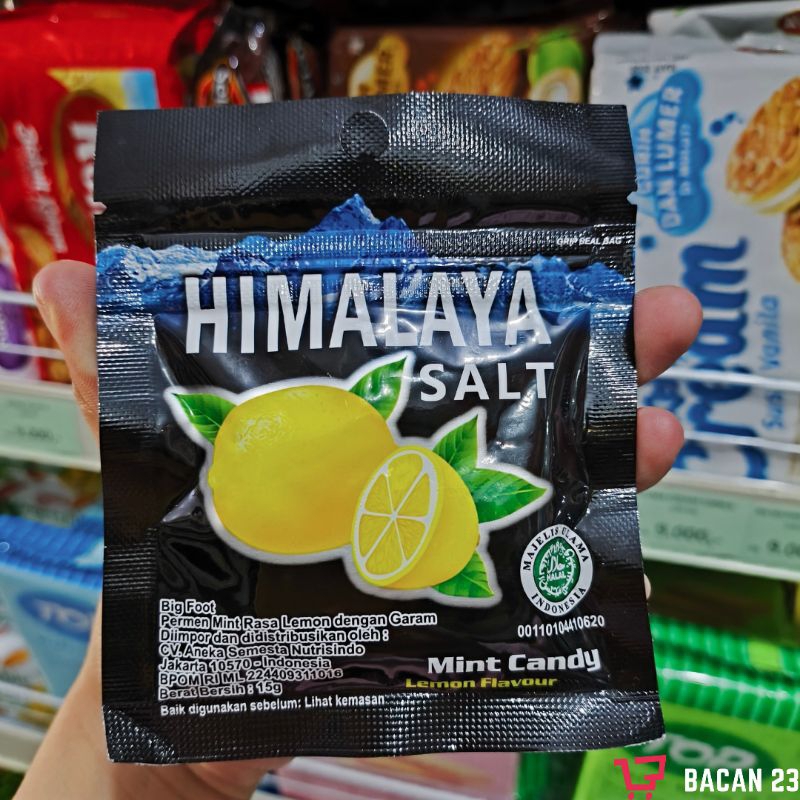 Jual Permen Himalaya Salt Lemon Mint (15gr) / Mint Candy Lemon Flavour ...