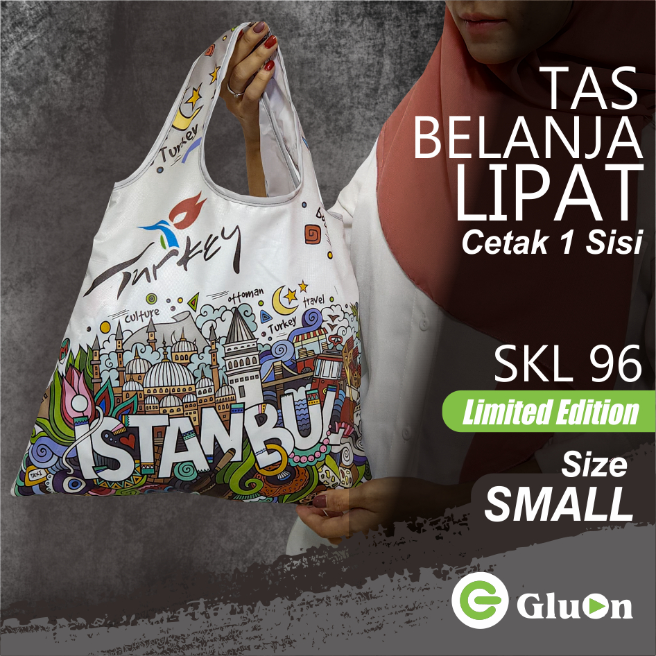 Jual Shopping Bag Lipat Tas Belanja Lipat Totebag Lipat Gluon Singapore Jakarta Dubai Size Small