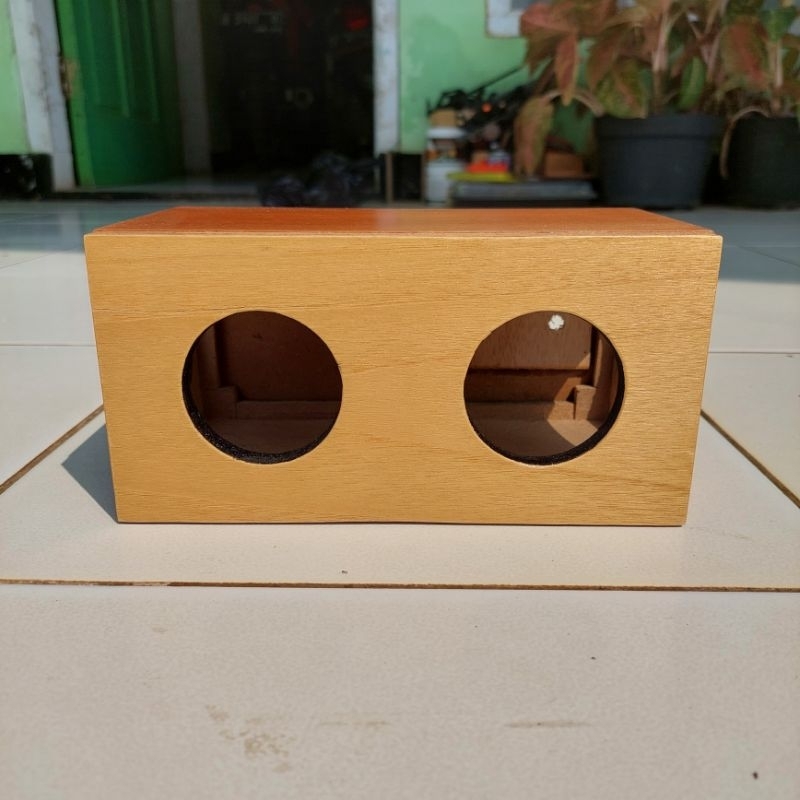Jual Box Speaker 2 Inch Lapis Veneer Mahoni & Sungkai Dengan Passive ...