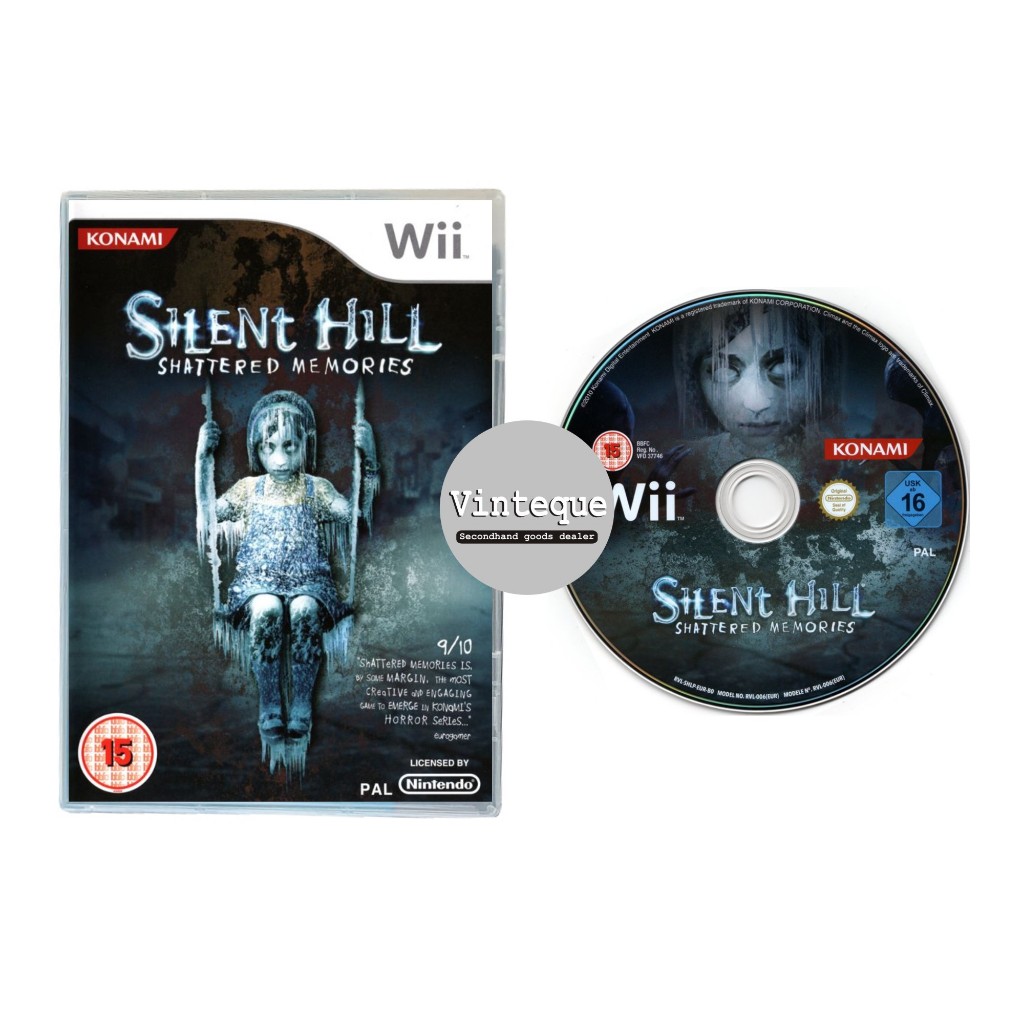 Jual Kaset Cd Dvd Nintendo Wii Original Pabrik Silent Hill Shattered