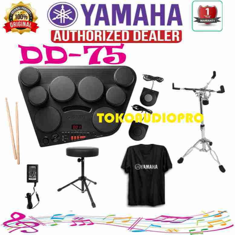 Jual Drum Yamaha DD75 Digital Drum Pad Controller Paket DD-75 | Shopee ...