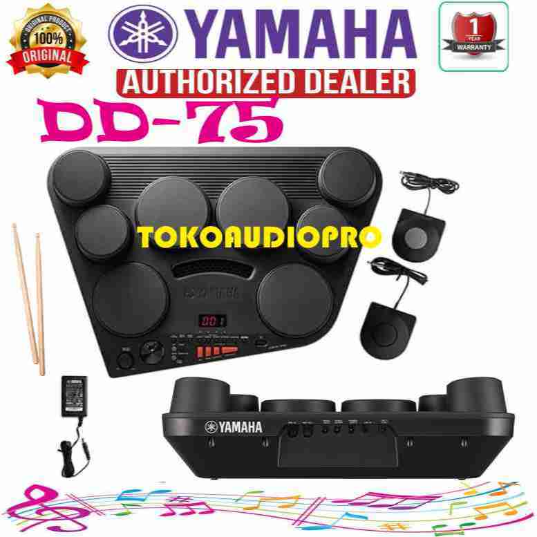 Jual Drum Yamaha DD75 Digital Drum Pad Controller Paket DD-75 | Shopee ...