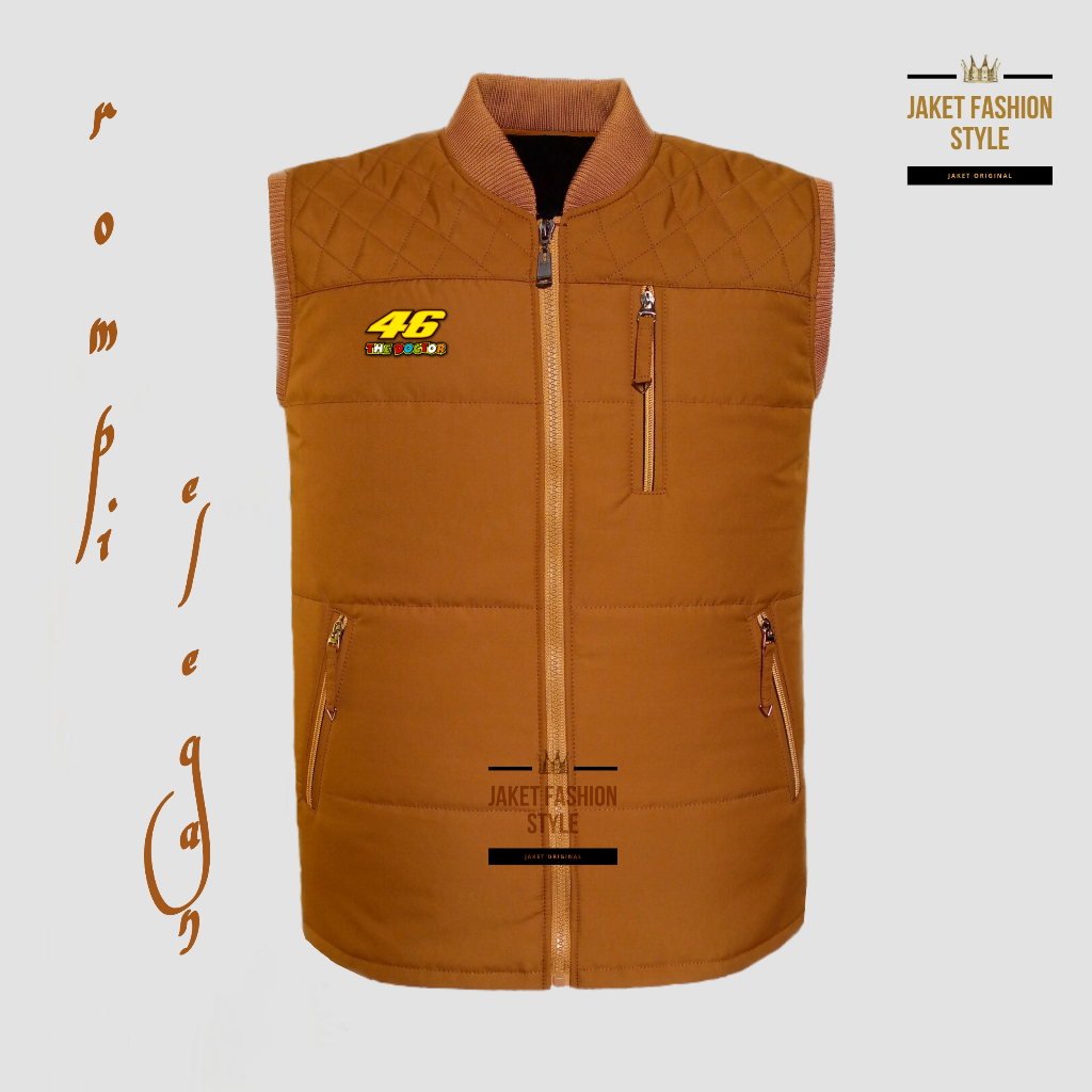 Jual Jaket Rompi Motor Vr 46 / Rompi Pengendara Motor Touring Pria ...
