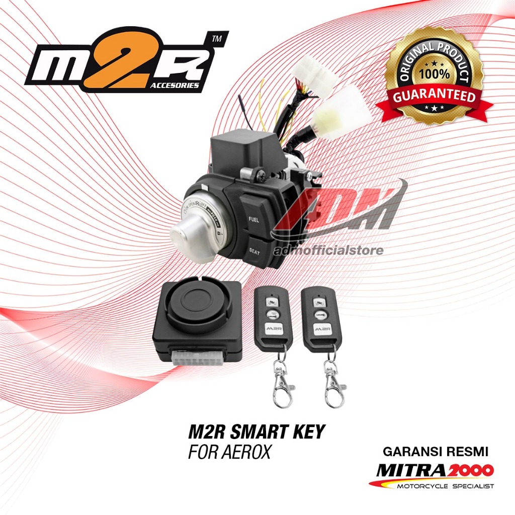 Jual Kunci Kontak M2R Smart Key Keyless AEROX N-MAX | Shopee Indonesia