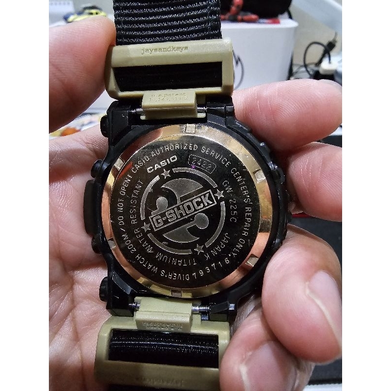 100% Genuine Casio G-Shock replacement Band and Bezel (BnB) Frogman GWF-D1035B 35th Anniversary