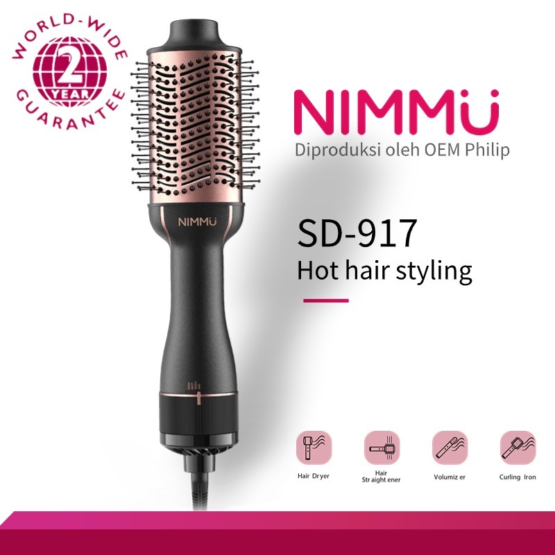 Jual Sisir Blow Elektrik Hair Dryer Sisir Nimmu /Catokan Rambut/Sisir ...