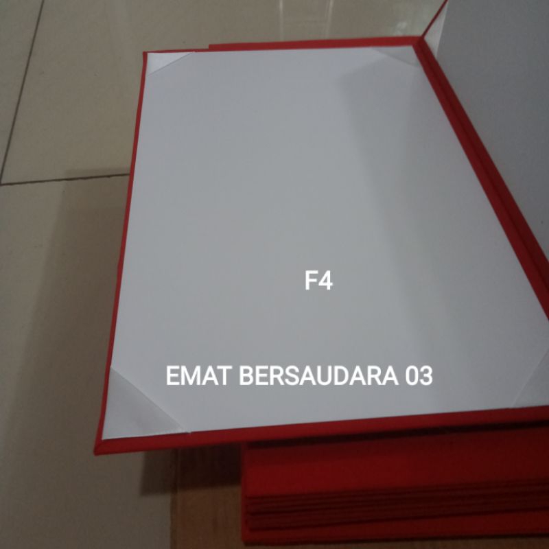 Jual MAP BIRU DAN MERAH POLOS UKURAN:F4, A4 READY STOK. | Shopee Indonesia