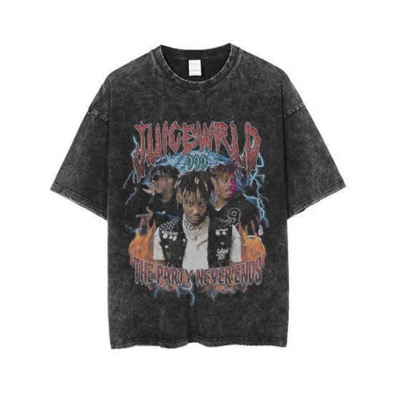 T-Shirt Unisex Estate Juice WRLD Stampa Rapper Girocollo Manica Corta - Maglietta Hip Hop Per Fan - 5
