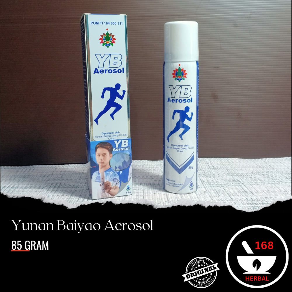 Yunan Baiyao Aerosol 85g /membantu meredahkan pegal linu dan bengkak