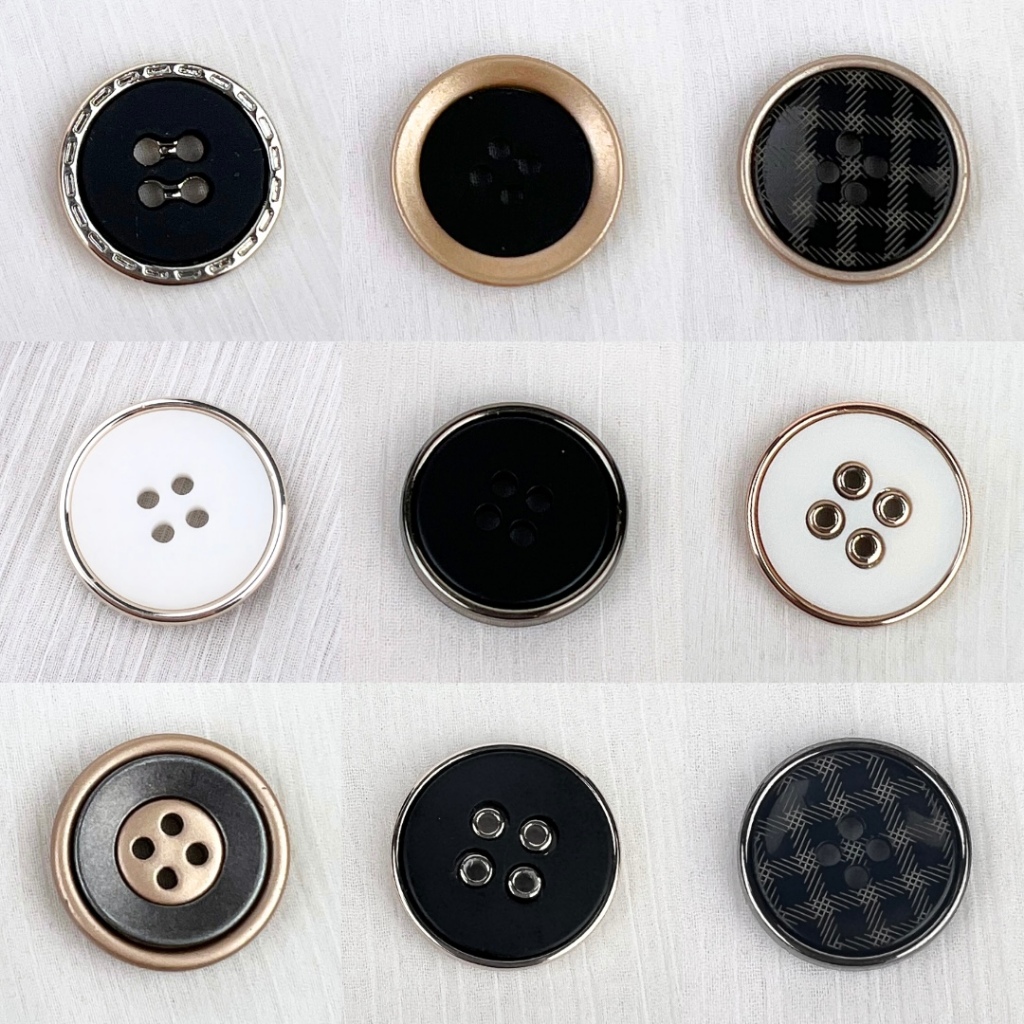Jual Kancing 4 Lubang LUSINAN Kancing Blazer Kemeja Unik Premium Button ...