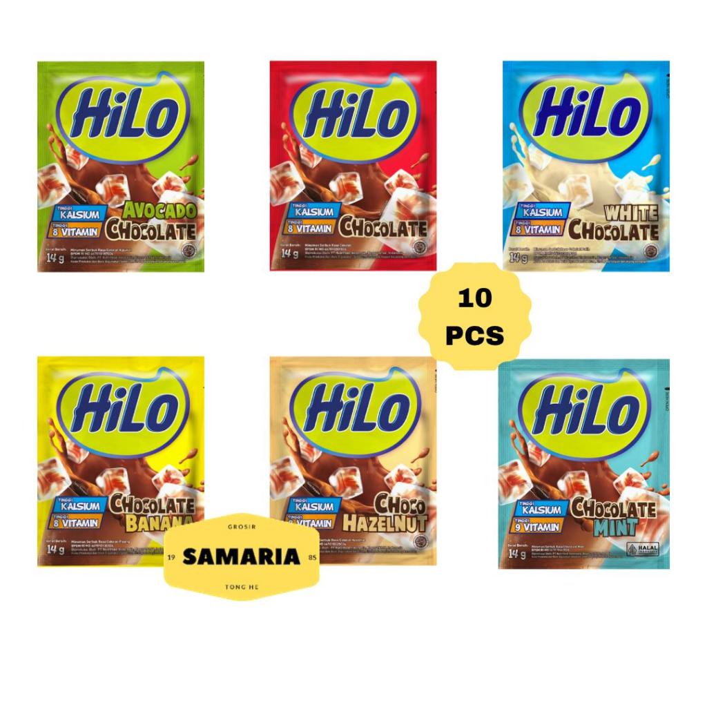 Jual Susu Hilo Chocolate All Varian Sachet 14 Gram (10 Pcs) | Shopee ...