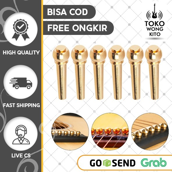 Jual Pin Bridge Gitar Akustik Folk Guitar Besi Premium 1pc | Shopee ...