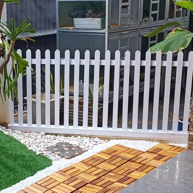 Jual Pagar kayu minimalis, bisa custom | Shopee Indonesia