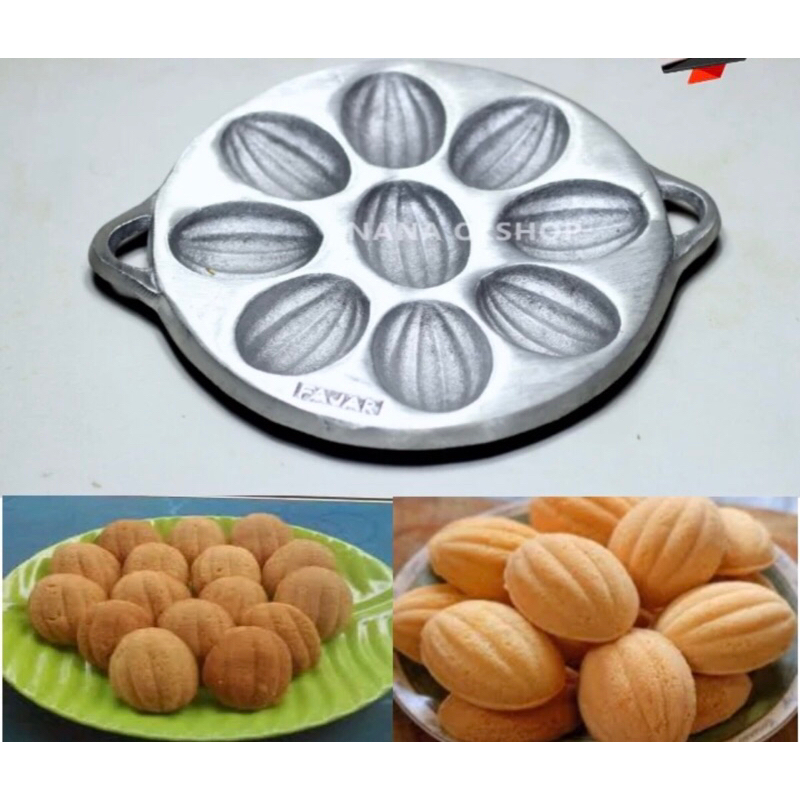 Jual Cetakan Kue Bolu Belimbing Kering Bahulu Ketapang Jadul Tebal Anti