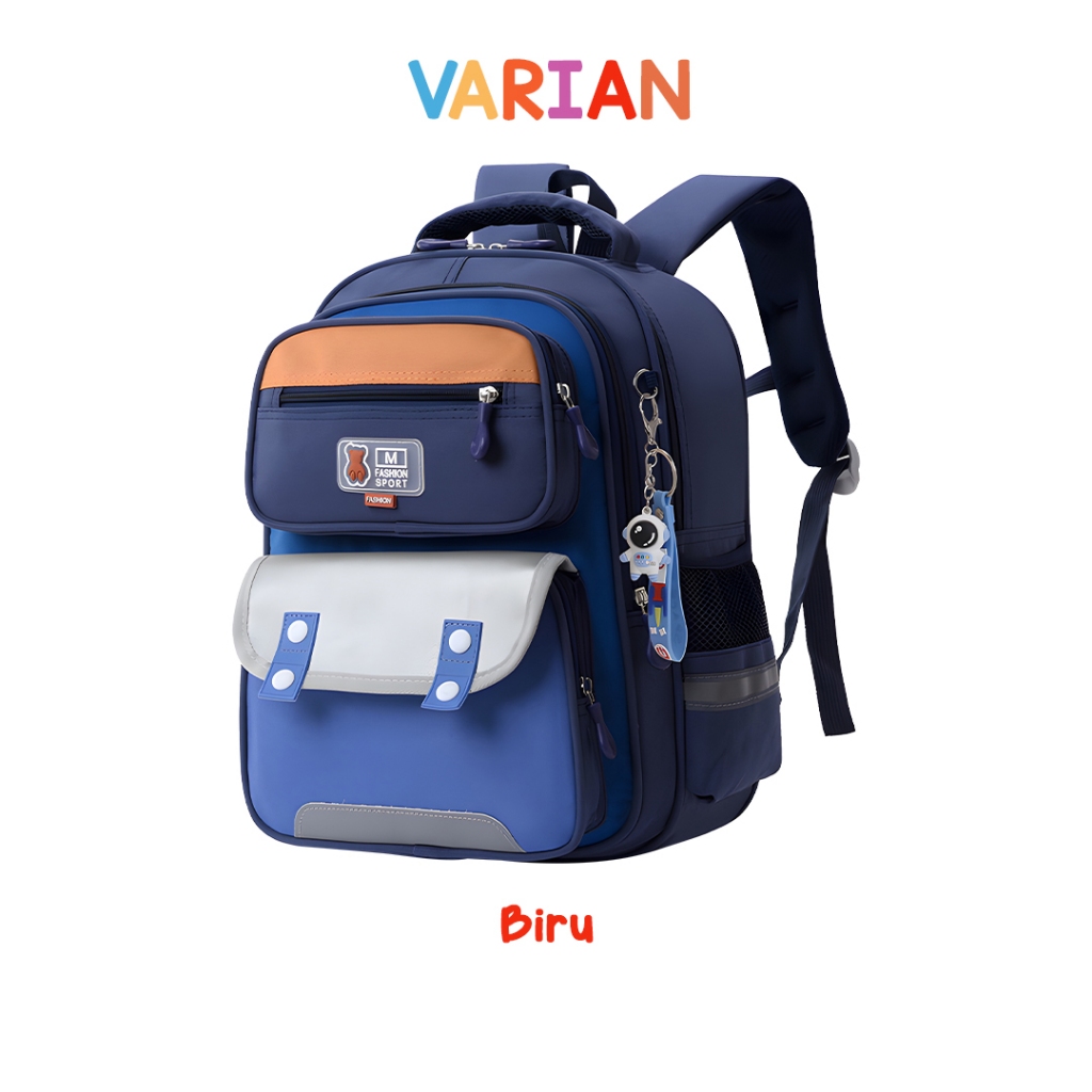 KIDS LAND Tas Ransel Anak SD SMP Tas Sekolah Anti Air Bahan Polyester  Waterproof DOLLPIO