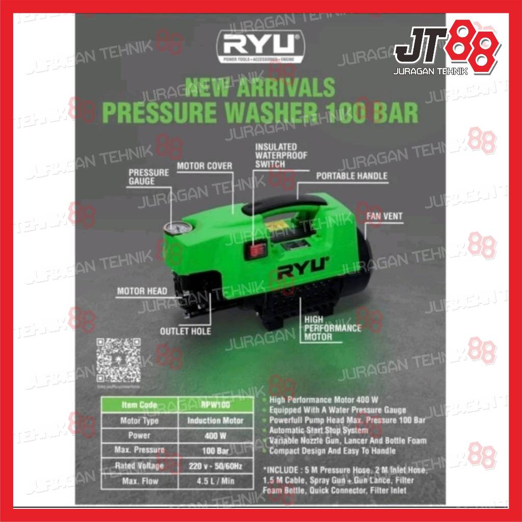Jual Mesin Steam High pressure cleaner RYU RPW100 | Shopee Indonesia
