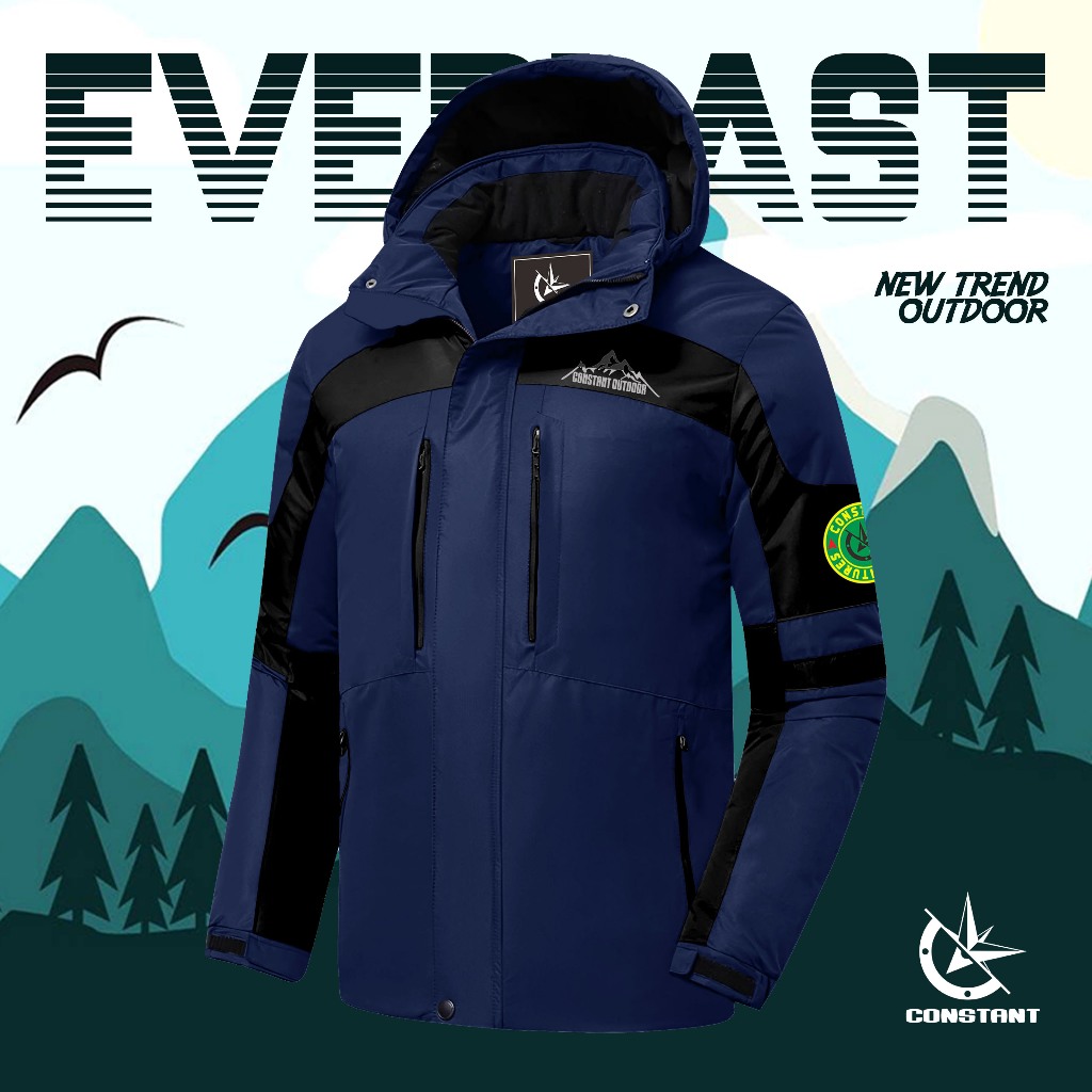Jual Jaket Gunung Pria Outdoor Waterproof Anti Air Original