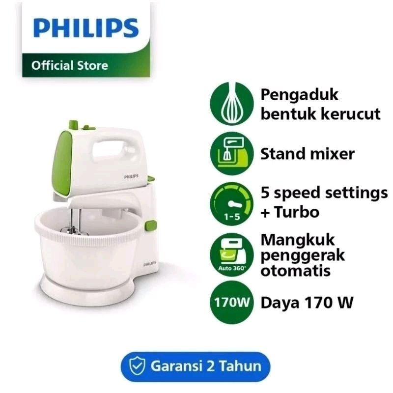 Jual PHILIPS Hand Mixer HR1559 ORIGINAL Pengocok Halus Adonan Kue