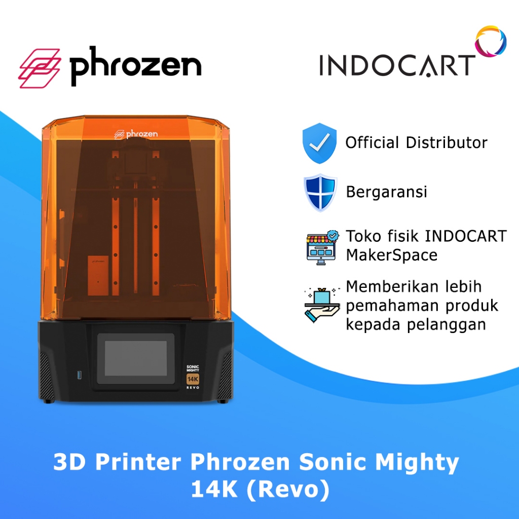 Jual 3D PRINTER UNIT Phrozen Sonic Mighty 14K Revo with 10inch LCD and ...
