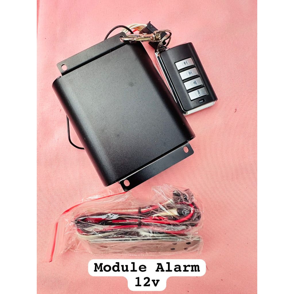 Jual SET MODUL MODULE ALARM KENDARAAN MOTOR DAN MOBIL + REMOT 12V ...