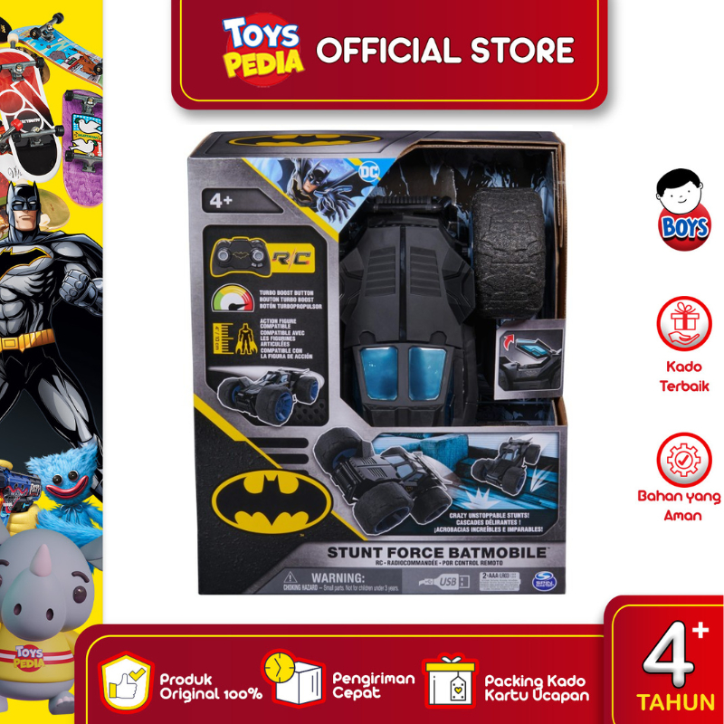 Jual Mainan Spin Master Batman Stunt Force Batmobile R/C | Shopee Indonesia