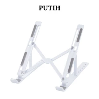 P3 Stand Laptop Notebook Lipat Holder Portable Bahan Aluminum Alloy Anti Selip Multifungsi