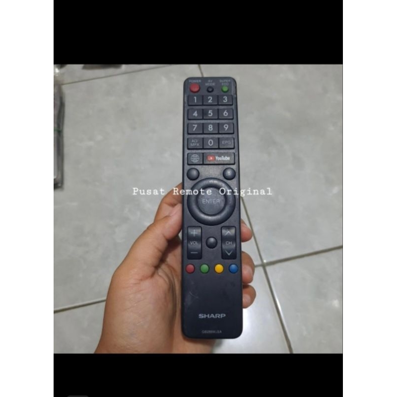 Jual REMOTE REMOT SMART TV SHARP LED 4K UHD ORIGINAL ASLI | Shopee ...