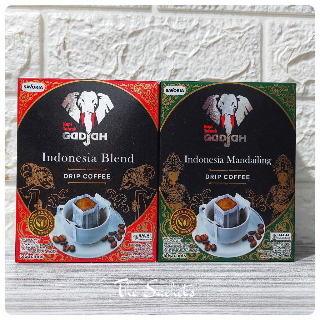 Jual Kopi Tubruk Gadjah Drip Coffee Indonesia Sachet Shopee Indonesia