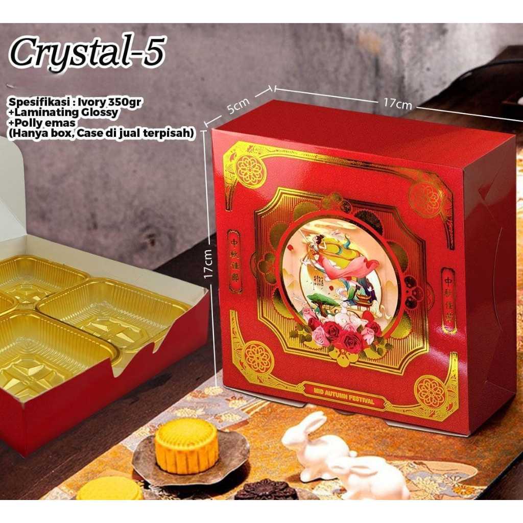 Jual Box Mooncake Crystal 5 | Dus Kue Bulan | Kotak Mooncake | Mooncake ...