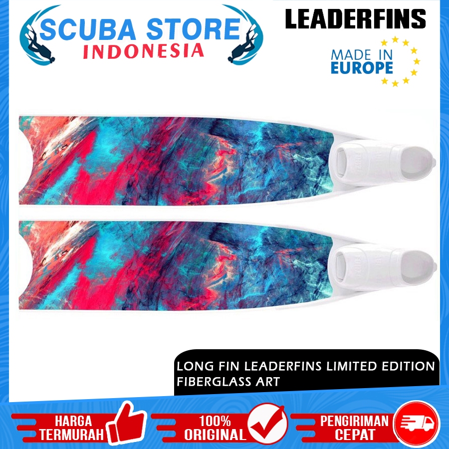 Jual Long Fin Leaderfins Pure Carbon Fiberglass Limited Edition Art ...