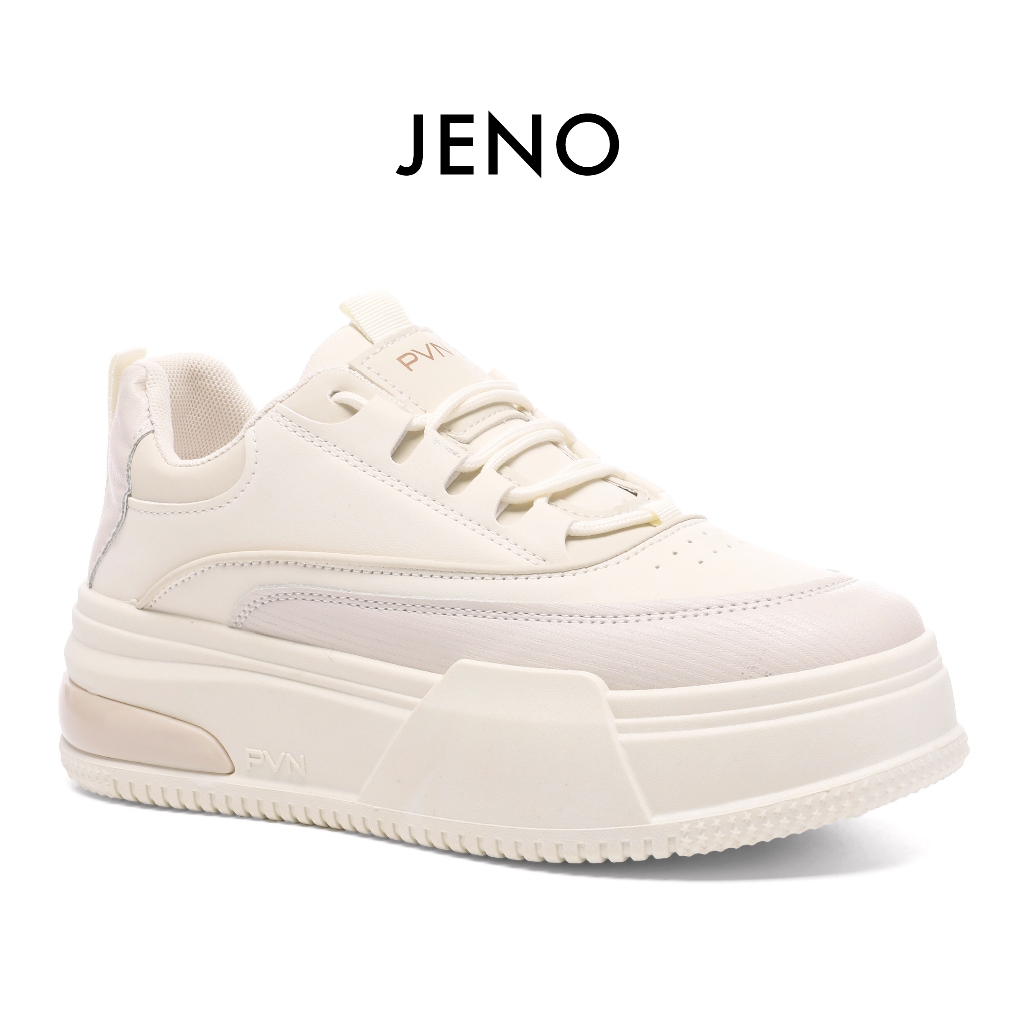 Jual Pvn Jeno Sepatu Sneakers Wanita Shoes White 438 Shopee Indonesia