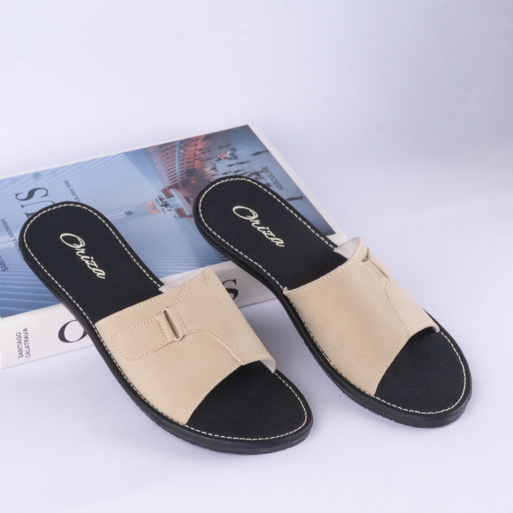 Jual Sandal Wanita Chabira Selop Kekinian Simple Nyaman Anti Licin ...