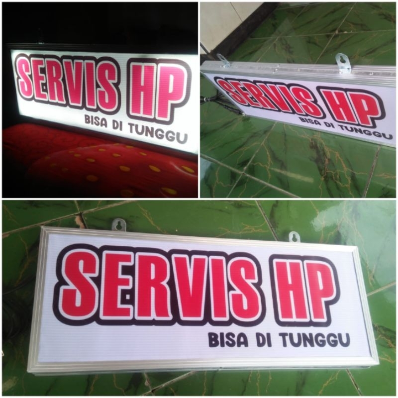 Jual Neon Box Servis Hp bisa di tunggu | Shopee Indonesia