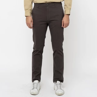 M231 Celana Panjang Pria Chino Pants Slim Fit Stretch Drak Grey 0274F