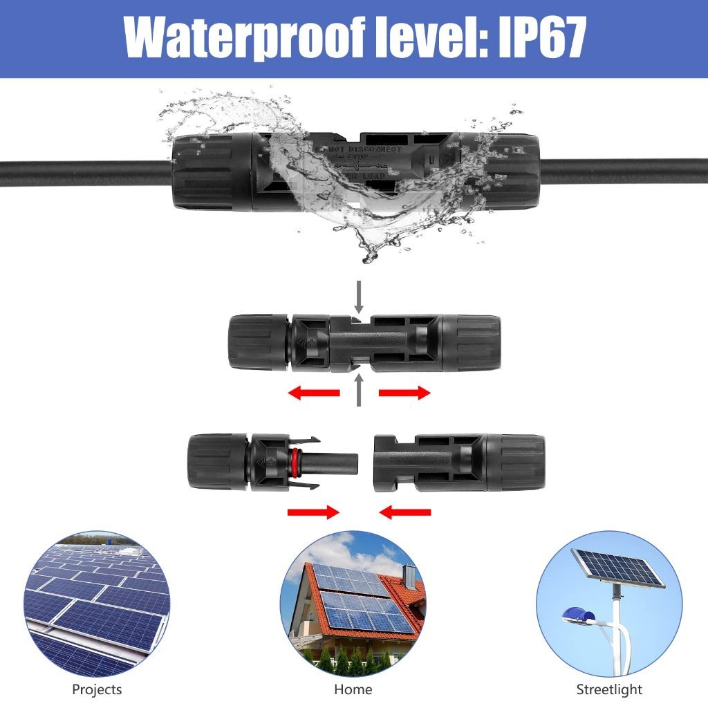 Jual YT SHOP MC4 connector set (solar cell panel connector) with MC4 ...
