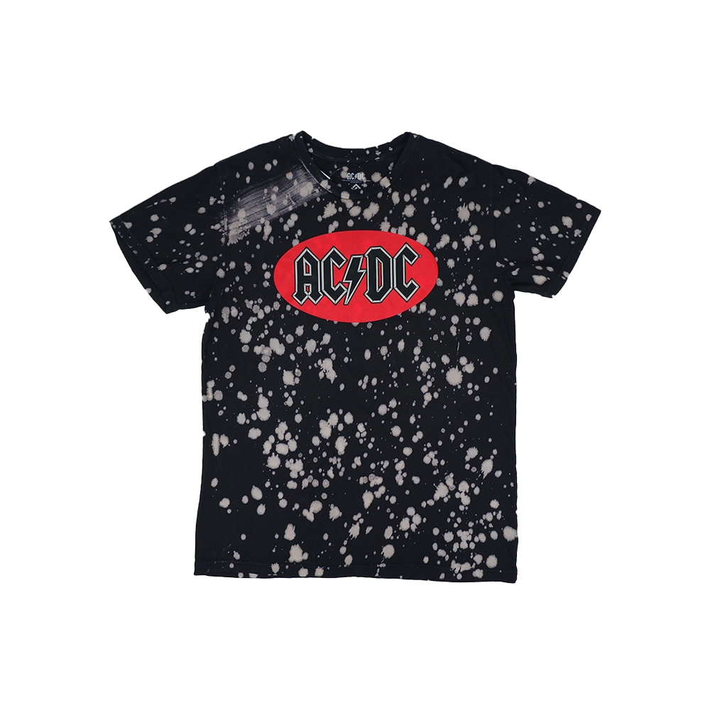 Jual Kaos Band Official ACDC Bleach Spot Logo | Shopee Indonesia