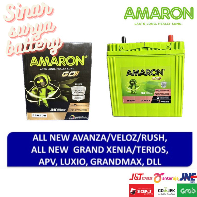 Jual Aki kering Amaron GO NS40Z / 38B20R untuk mobil All new Avanza