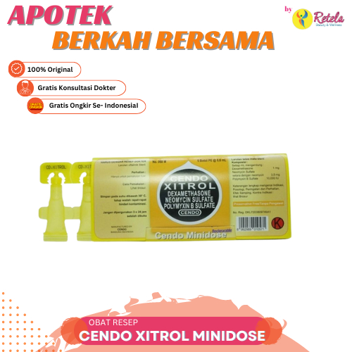 Jual CENDO XITROL MINIDOSE 5 x 0.6ML | Shopee Indonesia