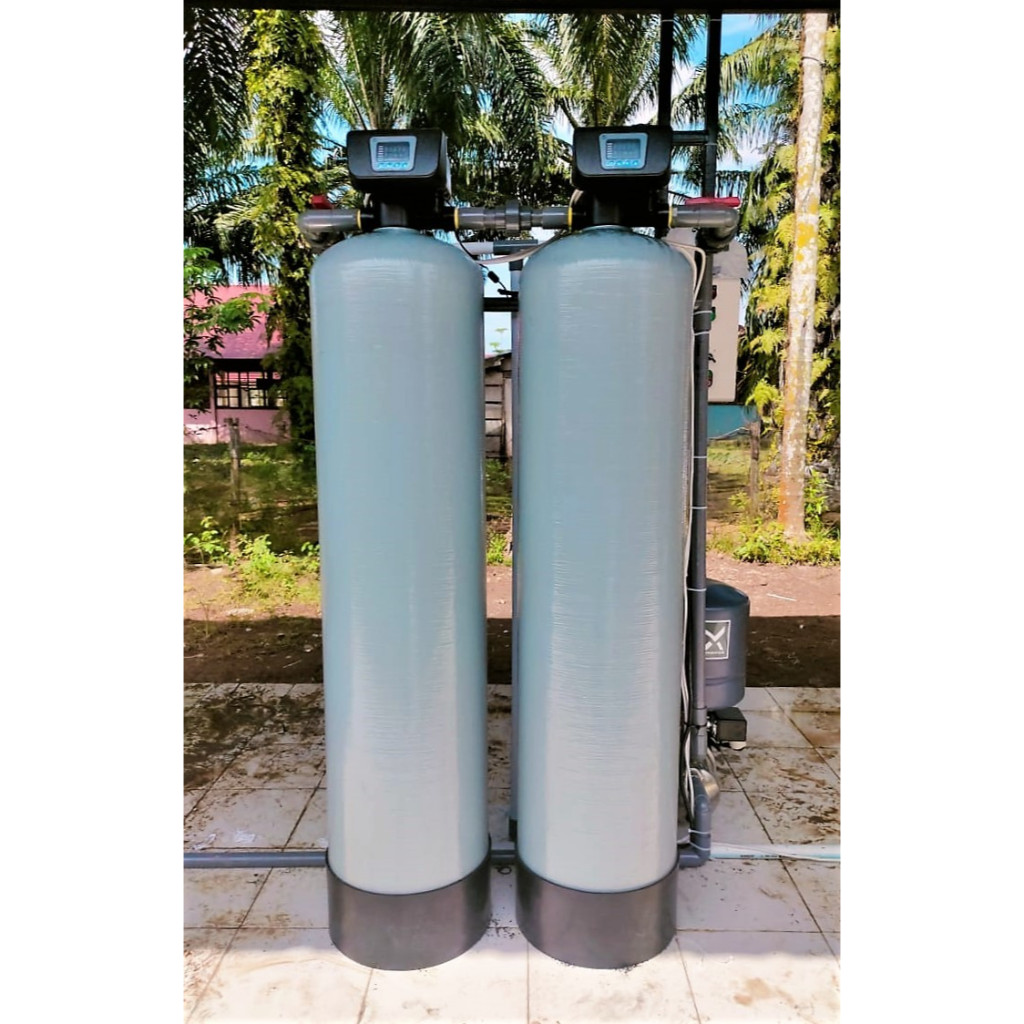 Jual Carbon Filter Automatic , FRP Tank 1354 + By Pass Valve | Shopee ...