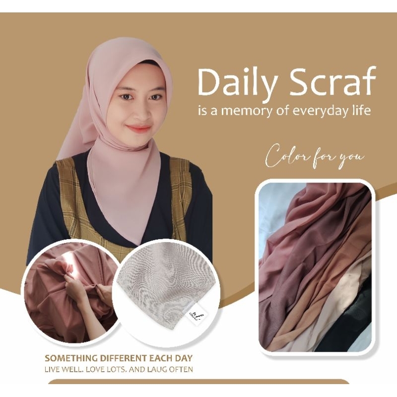 Jual Hijab Oval malay nl collection/double hycon/Polycatton premium ...